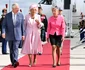 Camilla și Charles întâmpinați la aeroport de soții Macron, Getty