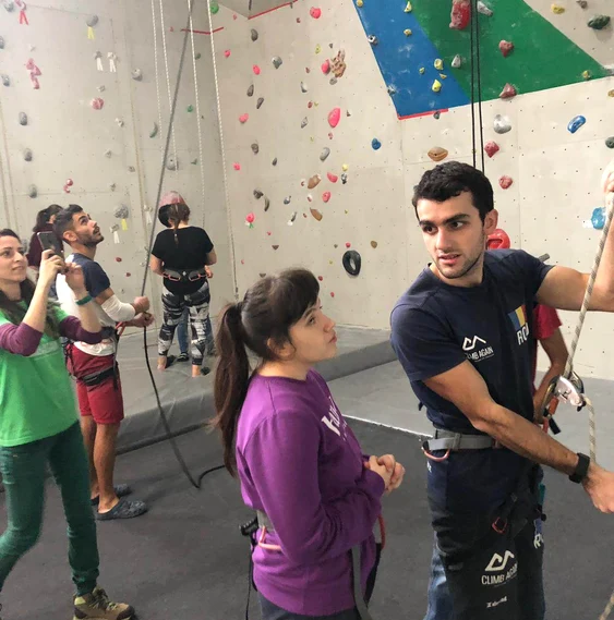 Ariana nu a vrut la început s[ practice acest sport FOTO arhivă personală