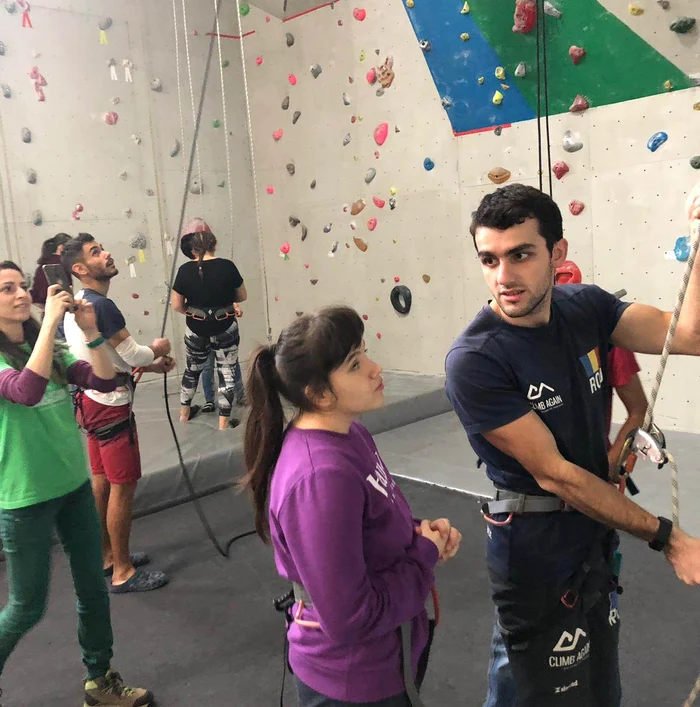 Ariana nu a vrut la început s[ practice acest sport FOTO arhivă personală