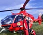 Elicopter SMURD pentru  un tânăr din Zătreni Vâlcea intrat în stop cardio-respirator după ce s-a înecat cu mâncare Foto Adevărul