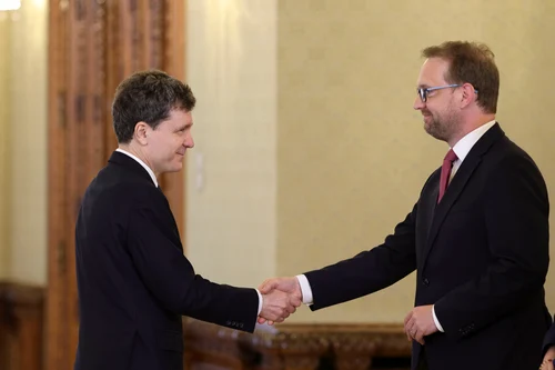 USR la consultările de la Cotroceni. FOTO: INQUAM Photos/Octav Ganea 