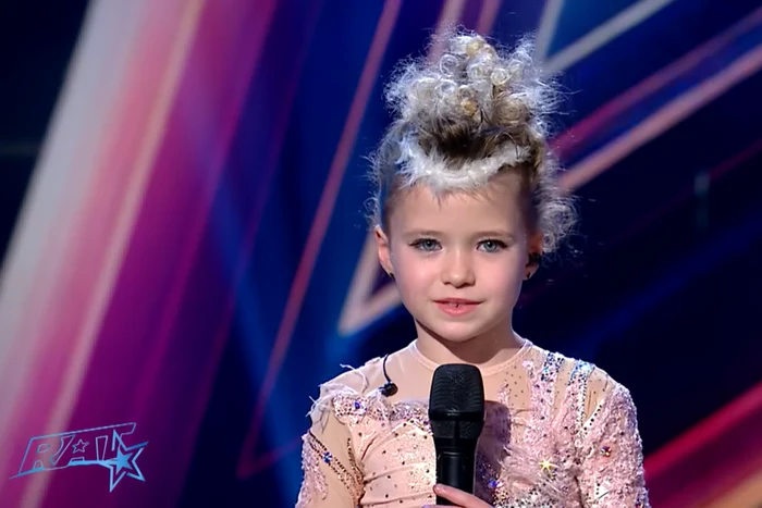 Anastasia Horbatsevych la Românii au Talent / Foto: captură YouTube