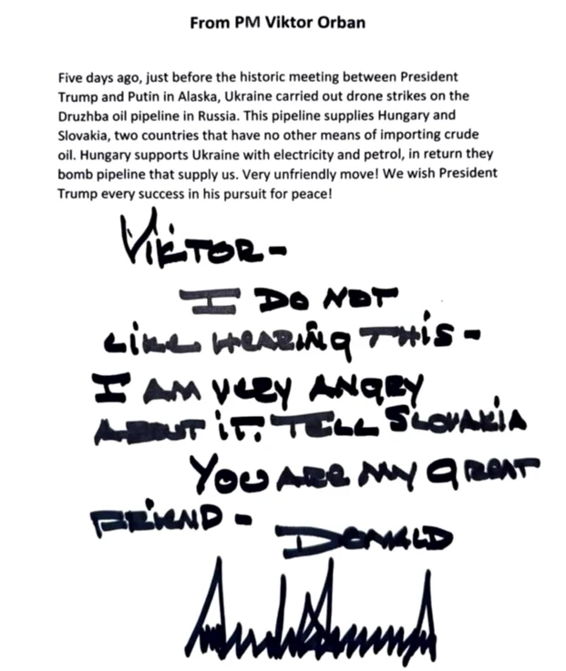 Viktor Orban i-a trimis o scrisoare lui Donald Trump FOTO: Facebook
