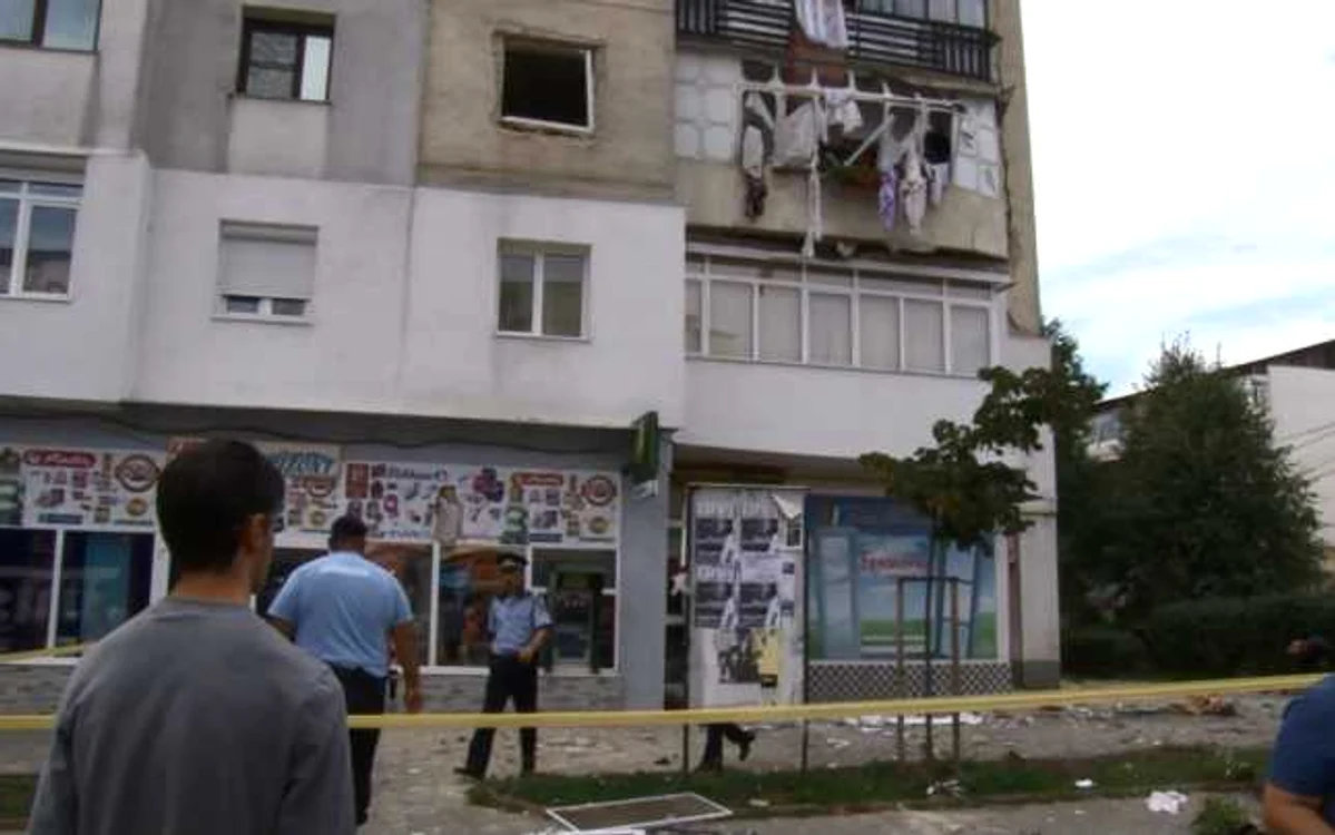 O explozie puternică a avut loc vineri la Botoşani FOTO Cosmin Zamfirache