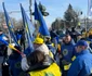 Sindicalistii protestează la Cotroceni FOTO Confederatia Nationala Sindicala "Cartel ALFA" / Facebook