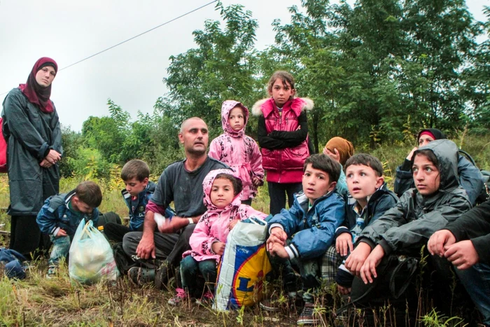 Refugiaţii din Serbia. FOTO: Mircea Barbu