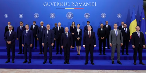 Miniștrii din Guvernul Bolojan FOTO INQUAM Photos Octav Ganea 
