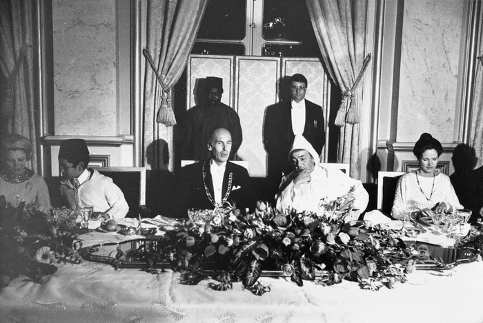Întâlnirea de la Elysee între Regele Hassan al II-lea și Valéry Giscard d’Estaing. Profimedia