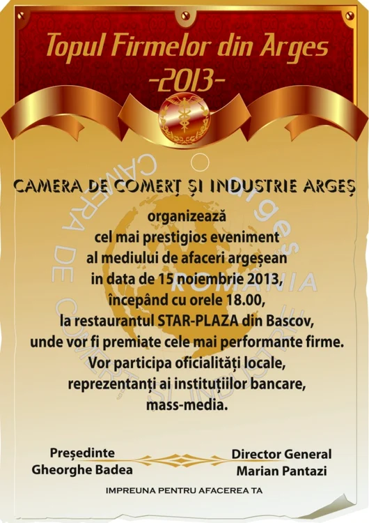 Topul firmelor 2013 este cel mai important eveniment de afaceri local