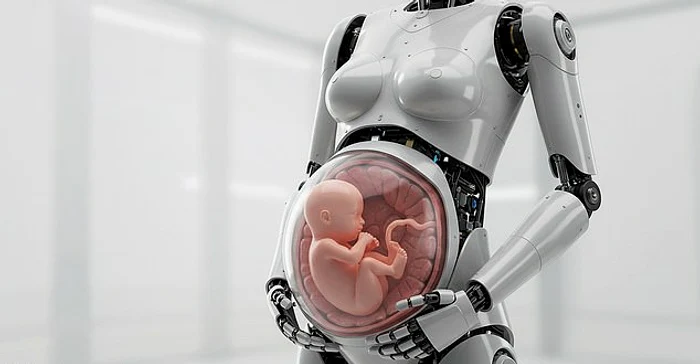 China dezvoltă primul robot umanoid capabil să nască un copil FOTO: X