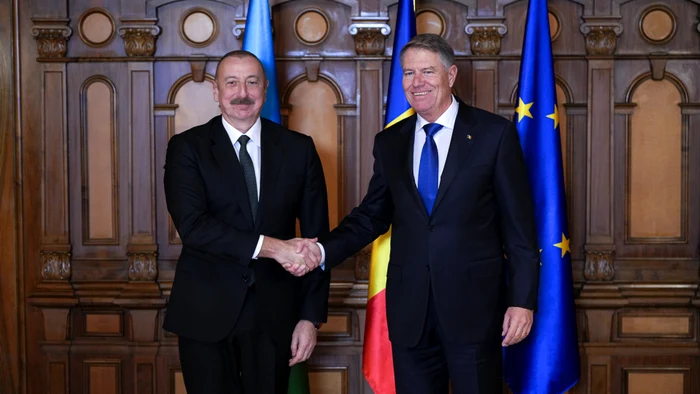 Președintele Klaus Iohannis și omologul din Azerbaidjan FOTO Administrația Prezidențială