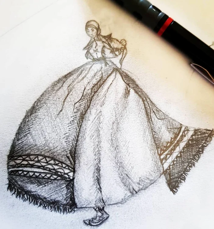 Acesta este unul dintre primele desene ale Oliviei