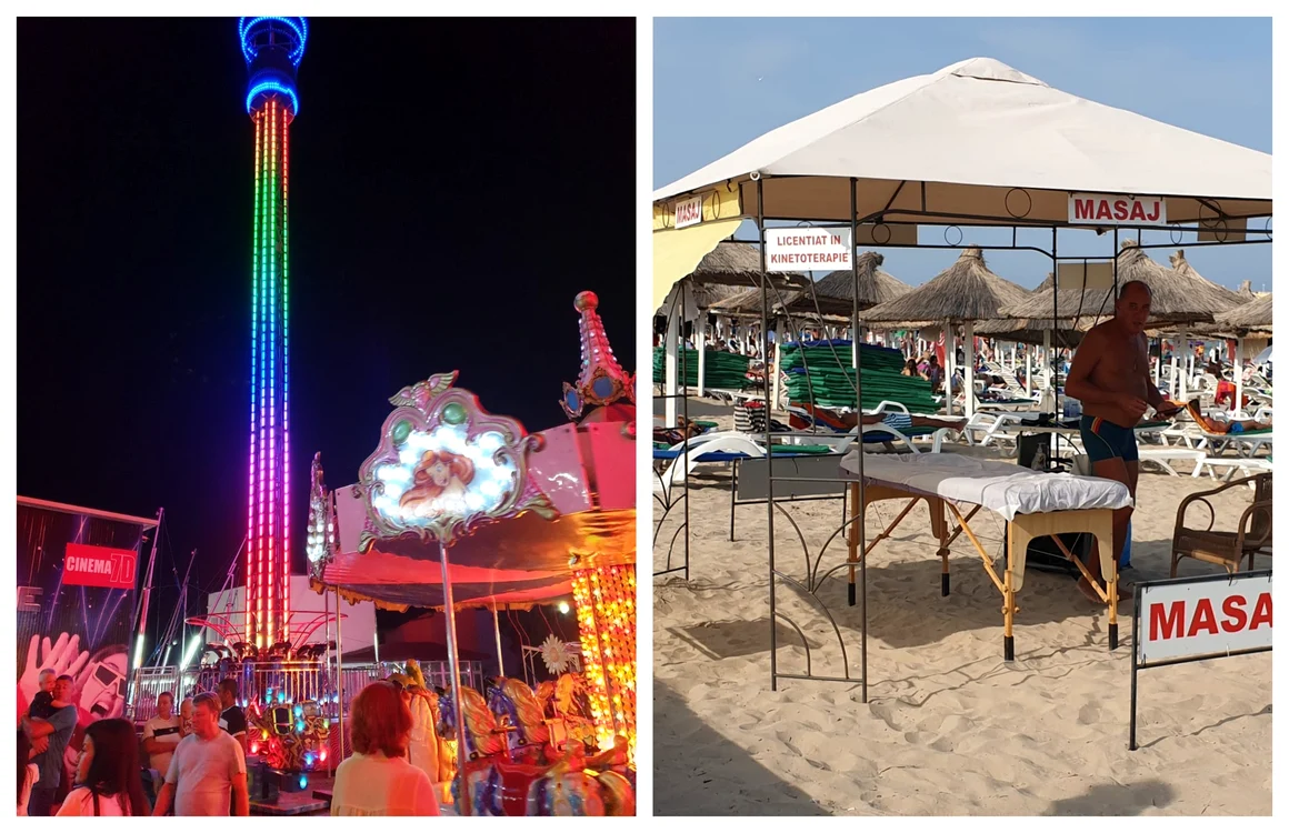 Tarifele din stațiunea Neptun la final de sezon estival / Colaj Click!