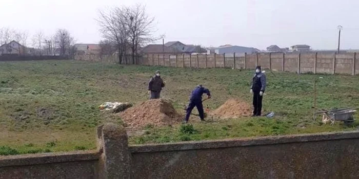 Prima înhumare în noul cimitirul din Cumpăna