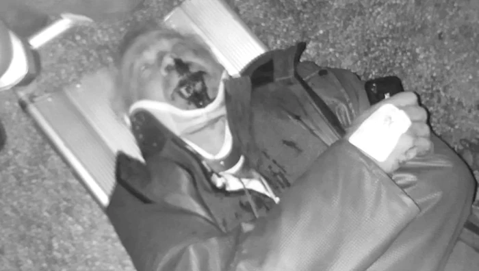 Bărbat agresat de un poliţist, foto BZI