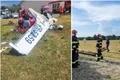 Avion de mici dimensiuni prăbușit  Foto ISU Hunedoara (1) jpg