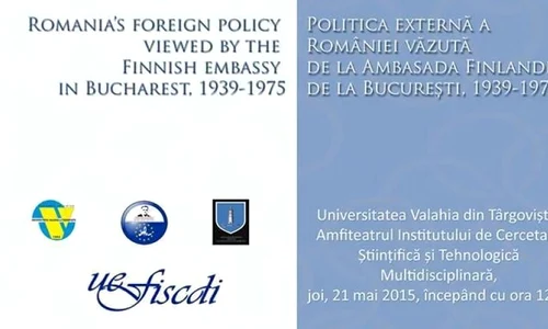 Conferință despre politica externă a României văzută de la Ambasada Finlandei de la București, 1939 1975 jpeg