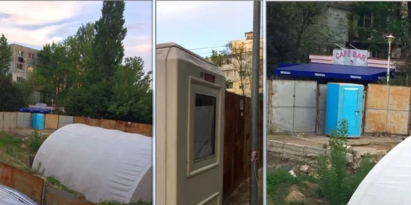 Şantierul abandonat de la cavoul roman din Galaţi FOTO C Crangan