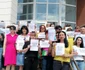 Protest la AJPIS Tulcea/FOTO: BNS