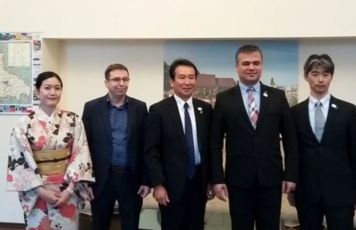 Oasepţii japonezi au fost impresionaţi de ospitalitatea braşovenilor FOTO CJ BV