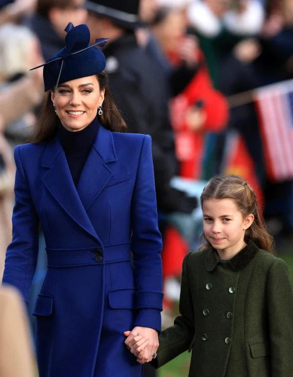 Prințesa Charlotte a purtat o haină verde (Foto: GettyImages)
