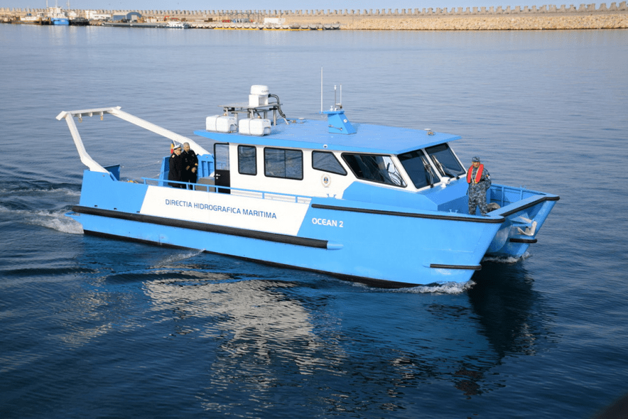 Șalupa de cercetare hidrografică „Ocean 2” a intrat în serviciul Forțelor Navale Române