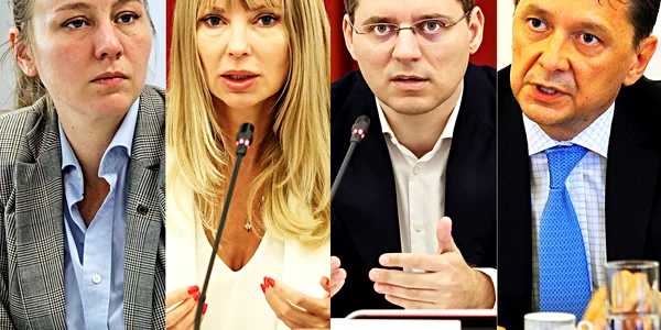 Ruxandra Ivan, Victoria Stoiciu, Victor Negrescu, Bogdan Mazuru (foto Inquam Photos, Mediafax Foto)
