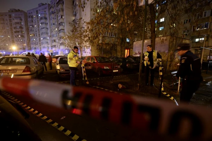 Parcarea din Dristor în care s-a produs incidentul (Foto: Octav Ganea/Mediafax)