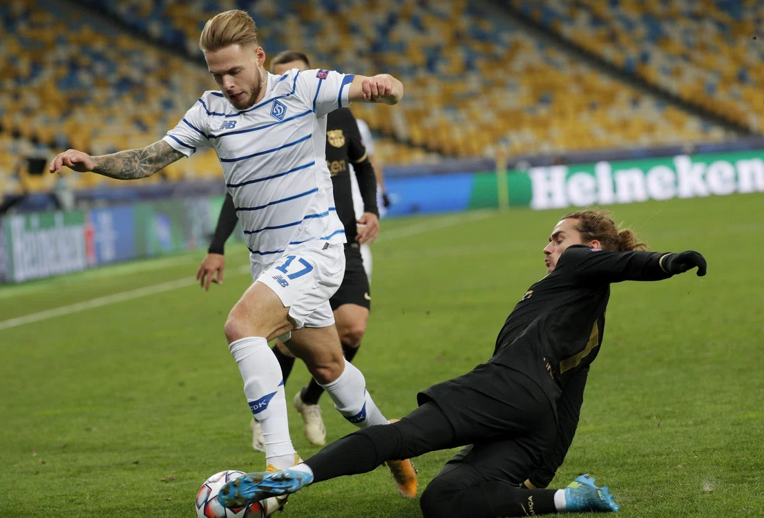 
    Dinamo Kiev a pierdut fără drept de apel în fața BarceloneiFoto: EPA-EFE  