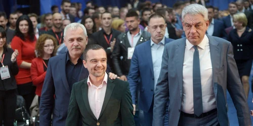 Congresul TSD - Liviu Dragnea - Gabriel Petrea - Mihai Tudose / FOTO Mediafax Foto / Andreea Alexandru / 12 nov 2017