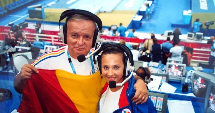 Cristian Ţopescu şi Andreea Răducan la JO din 2000 FOTO Arhivă Personală