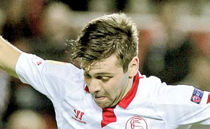Trei goluri a marcat Rusescu pentru FC Sevilla, toate în Liga Europa, în sezonul 2013-2014Foto: AP