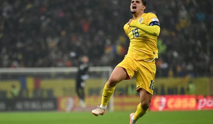 Răzvan Marin, golgheterul României în Liga Națiunilor (FOTO: Sportpictures)