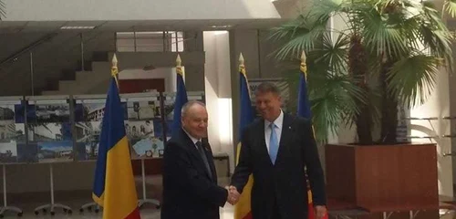 Klaus Iohannis si Nicolae Timofti