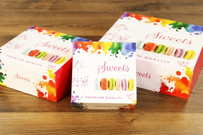 cutii prajituri patrate png