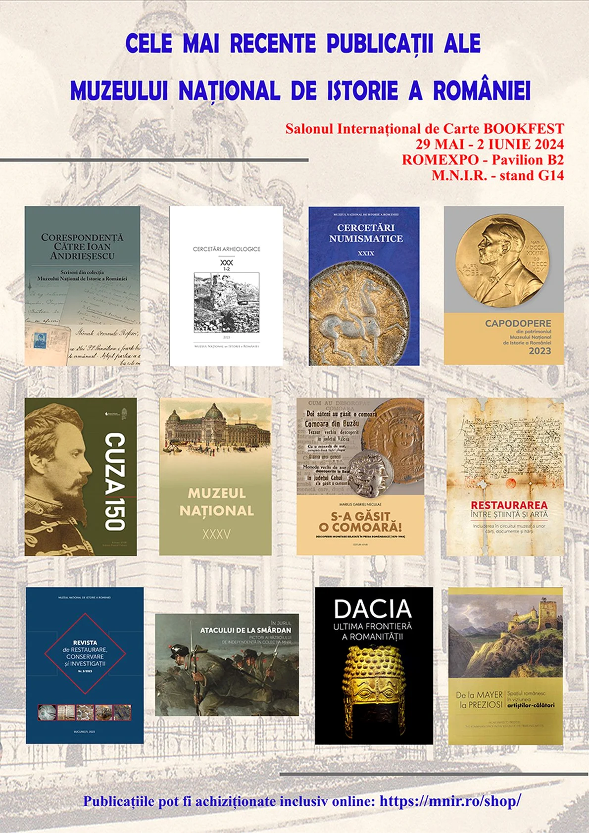 Afis MNIR la Bookfest 2024 jpg