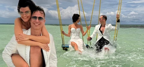 S-au răsfățat în Maldive, în cea de-a patra lună de miere