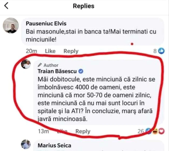 Traian basescu jigniri