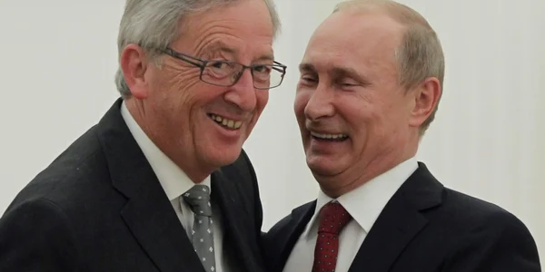 Jean-Claude Juncker Vladimir Putin FOTO AP