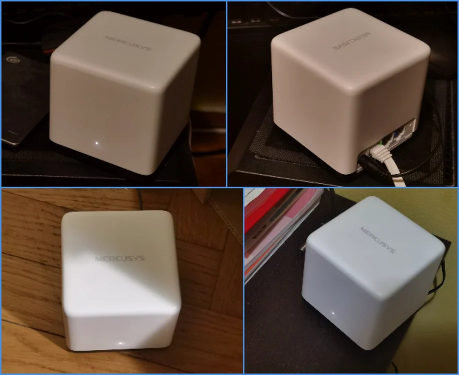 Mercusys Halo H50G unitati mesh instalate
