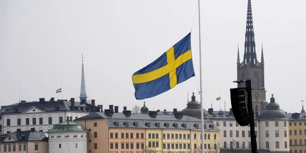 Steagul Suediei la Stockholm FOTO EPA-EFE
