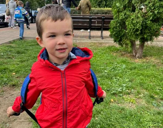 David a dispărut astăzi din orașul Comănești FOTO IPJ Bacău
