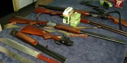Materialele explozive şi muniţia au fost confiscate Foto:Arhiva