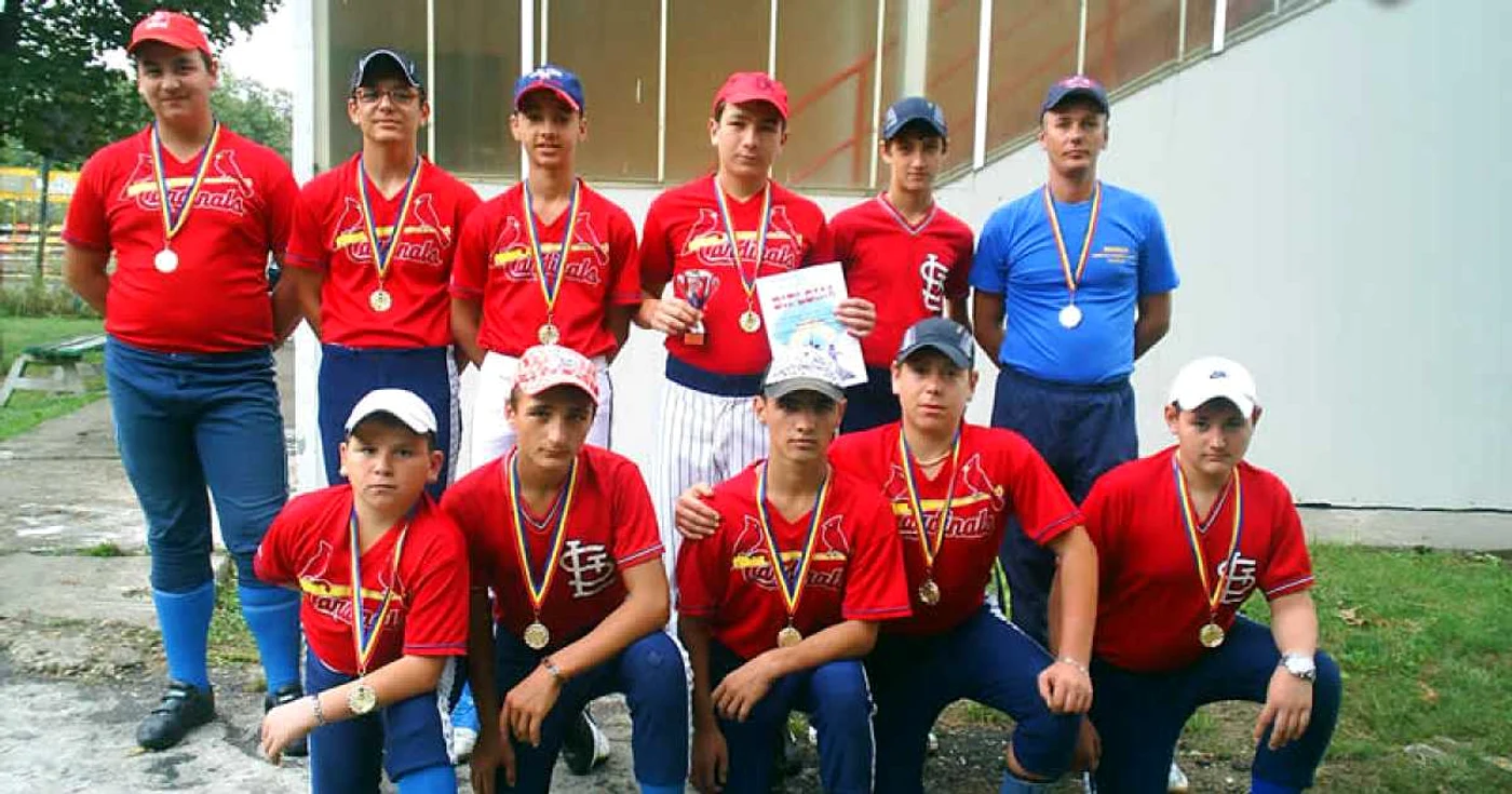 Echipa de baseball a Clubului Sportiv Şcolar FOTO CSS