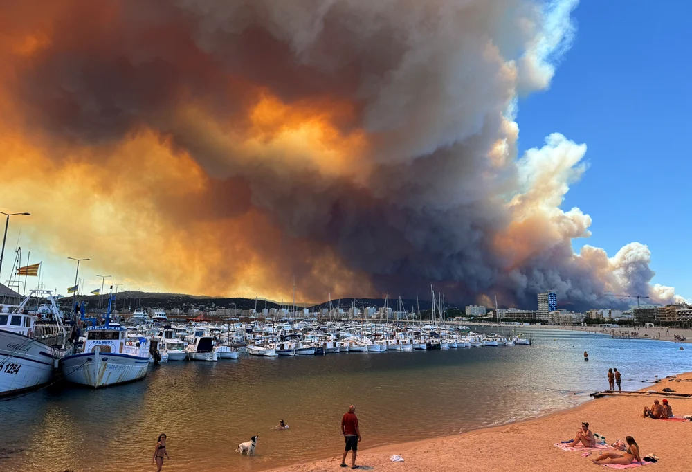 incendiu spania