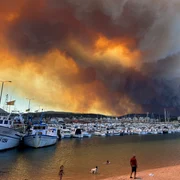 Incendiu Spania FOTO X /  Méteo Palamós