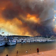 Incendiu Spania FOTO X /  Méteo Palamós