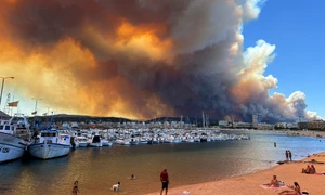 Incendiu Spania FOTO X /  Méteo Palamós