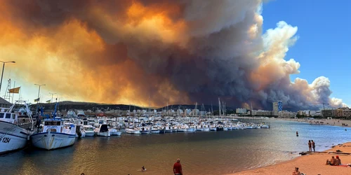 Incendiu Spania FOTO X /  Méteo Palamós