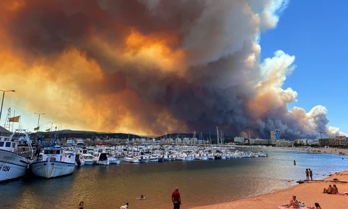 Incendiu Spania FOTO X / Méteo Palamós